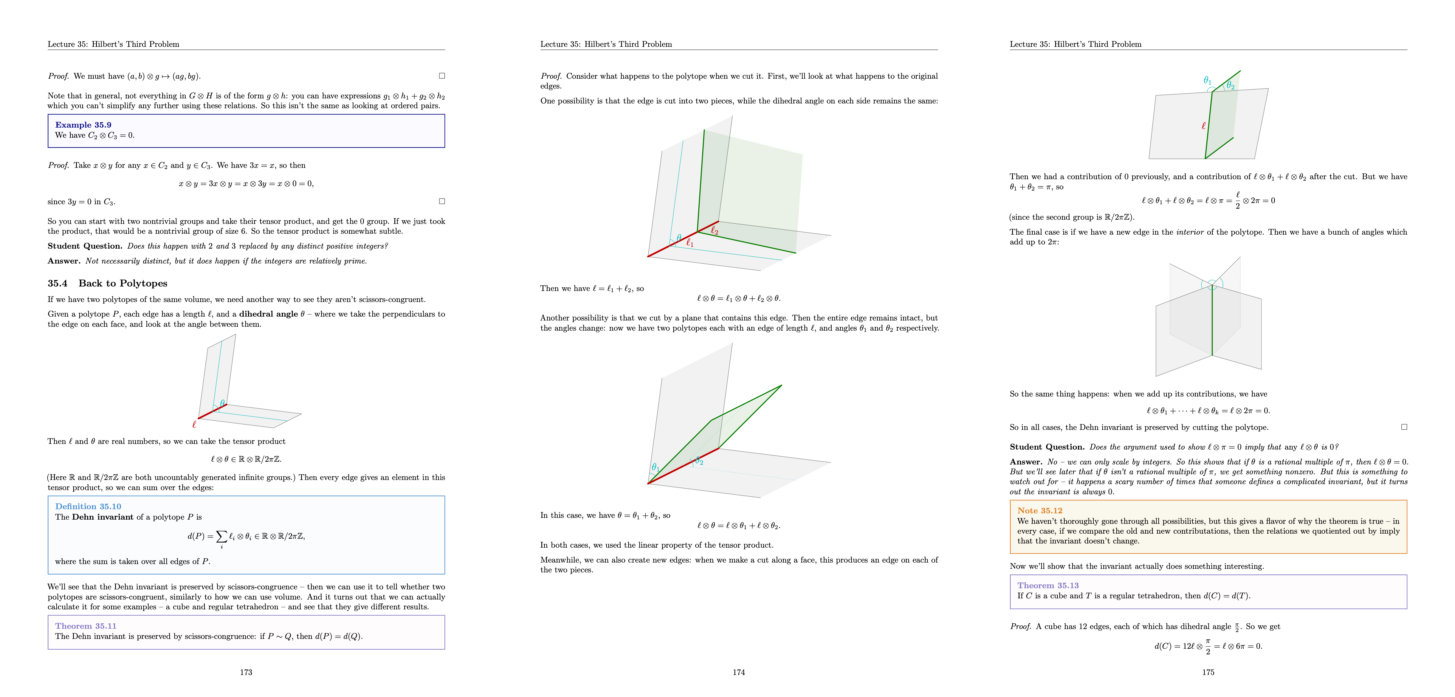 Example diagrams from lecture in the notes.